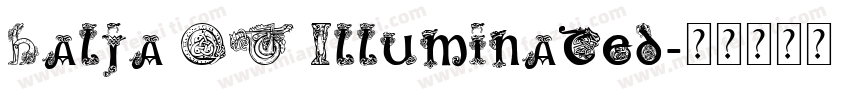 Halja OT Illuminated字体转换